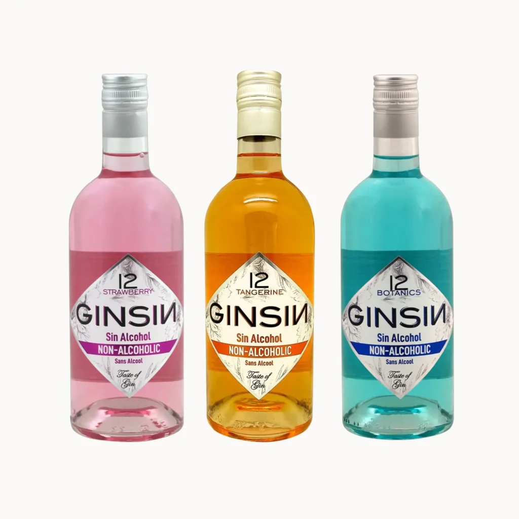 3 flessen GinSin alcoholvrije gin